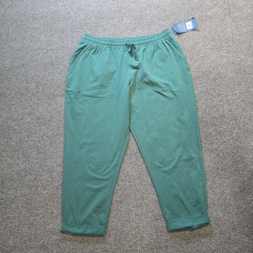 Life Is Good Pants Women Size XXL Green Crusher Flex Pull On Crop Lounge Casual