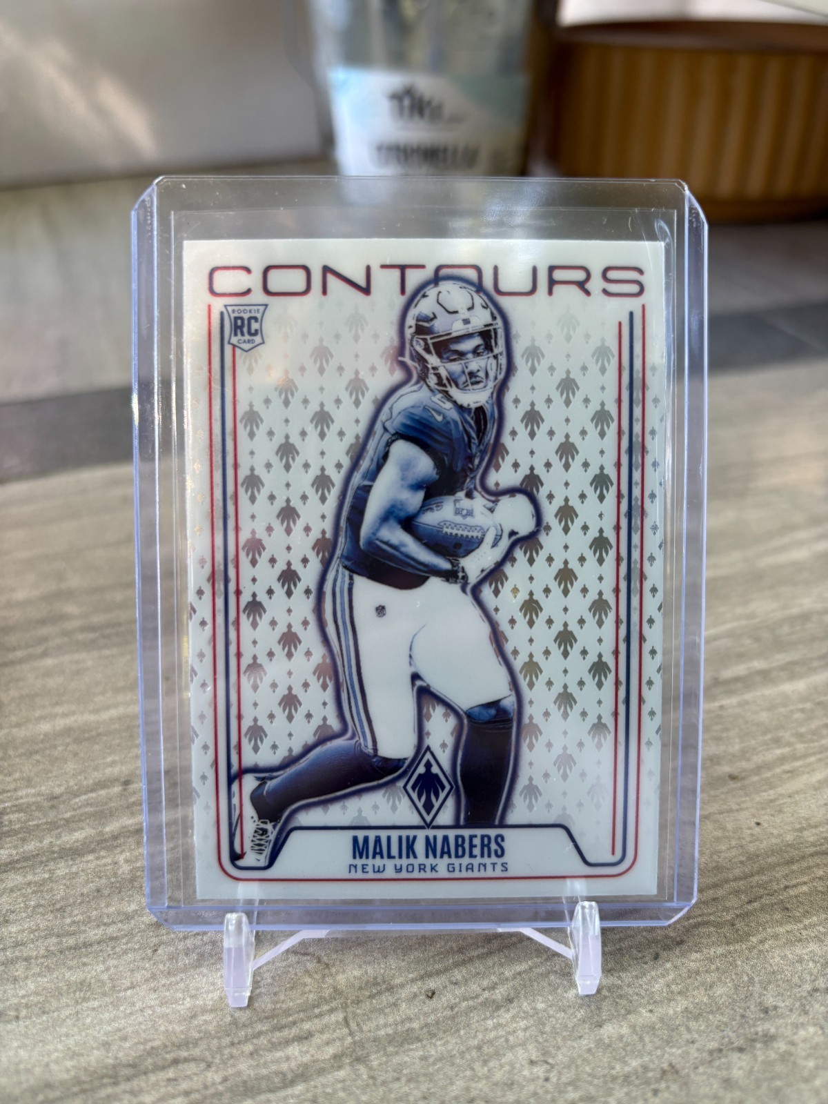 2024 Panini Phoenix - Contours Malik Nabers #CON-MNS Lazer (RC)