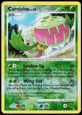 Carnivine 7/17 Uncommon POP Series 8 Pokemon Reverse Holo Heavily Played