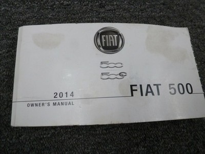 14 Fiat 500 500C Hatchback Owner Operator Manual Pop Sport Lounge Turbo Abarth