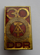 German Democratic Republic (GDR/DDR) 30th Anniversary commemorative Badge  (925)