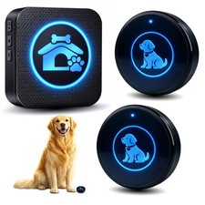 Dog Door Bell 2026 Self-Illuminating Enhanced Touch for Potty Training, Wir...