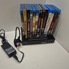 Sony BDP-S5500 bundle 3D Region Free Smart Blu-Ray dvd Player Wi-Fi Remote VGC