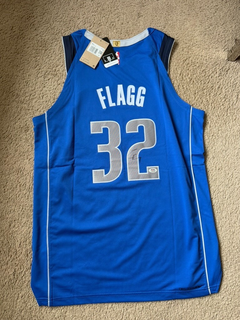 RARE Cooper Flagg Signed Mavs Authentic Stitched On Court Jersey