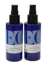 2 x EO Essential Oils French LAVENDER Organic DEODORANT SPRAY 4 Fl Oz. Each