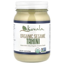 Kevala Organic Sesame Tahini 16 oz 454 g Cholesterol-Free, Dairy-Free,