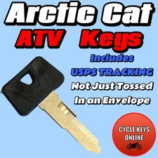 Arctic Cat ATV spare replacement keys Cut by Code key codes B39810-B59597
