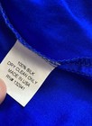 Amanda Uprichard Women's Royal Blue 100% Silk V-Neck Spaghetti Strap Romper Sz P — photo 4
