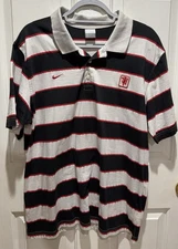 Nike Manchester United Polo Soccer Football Shirt White Black Red Devil Men’s XL