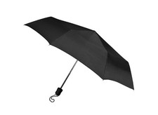 Weather Zone 813 Mini Umbrella, Black, 42 In. Coverage