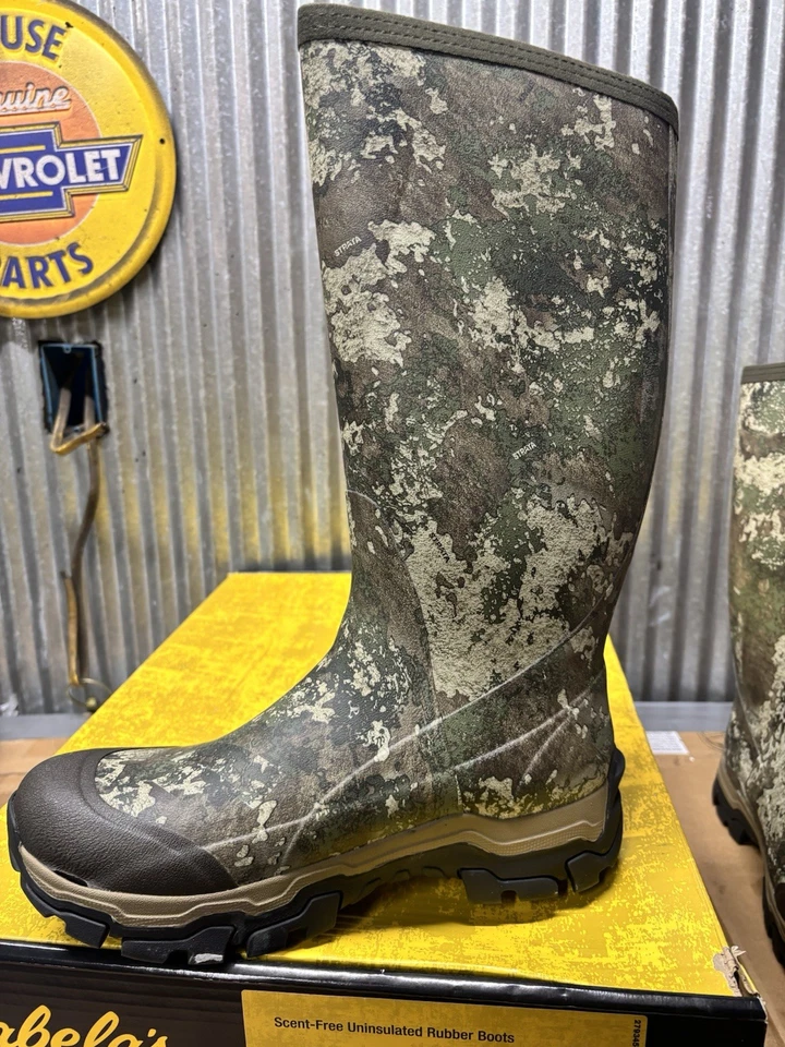 Cabelas Scent Free Uninsulated Rubber Boots Size 10M - Image 4 of 4