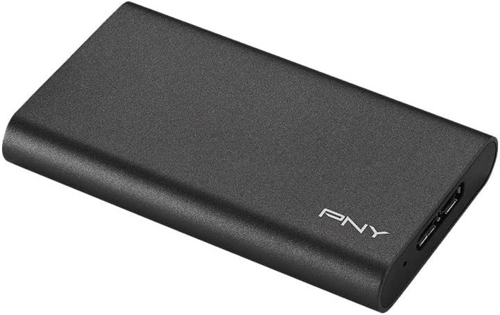 PNY Elite 960 Go Disque SSD externe noir