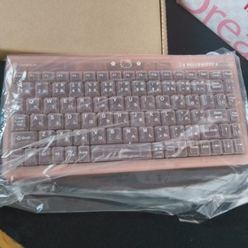 SEGA Dreamcast HELLO KITTY PINK Console set (HKT-3000),Pad,Keyboard,Box, Working