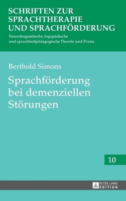 Simons - Sprachfoerderung bei demenziellen Stoerungen - New hardback o - X555z