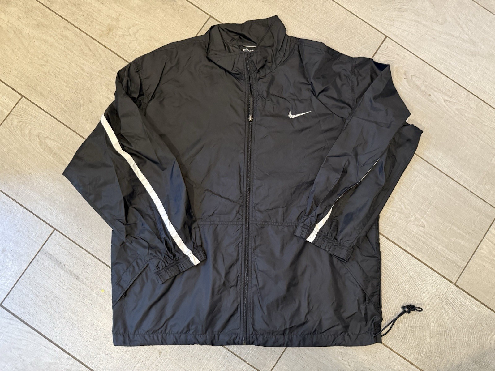 SACAI X NIKE Giacca a vento Nike vintage uomo grande nera da pista