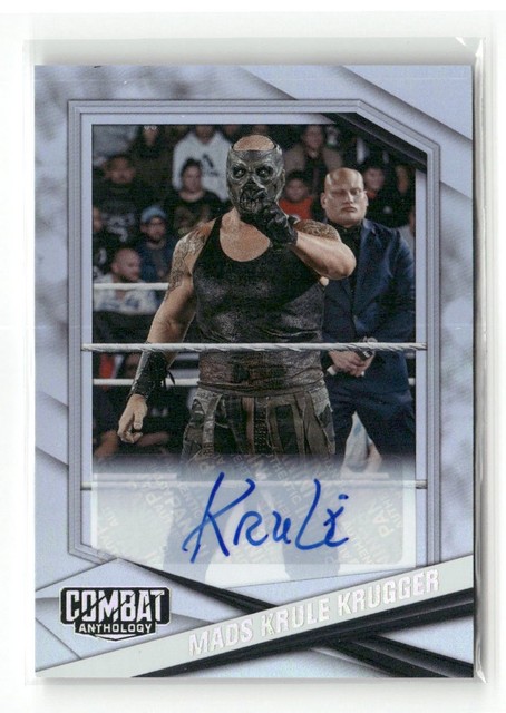 2025 Panini Combat Anthology #70 Mads Krule Krugger Signatures