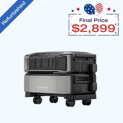 EcoFlow DELTA Pro Ultra 6kWh Power Station LiFePO4 Battery Certified Refurbished