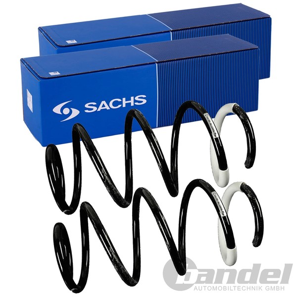 2X Sachs Fahrwerksfeder Vorderachse Passend FüR Hyundai IX35 KIA Sportage III-image