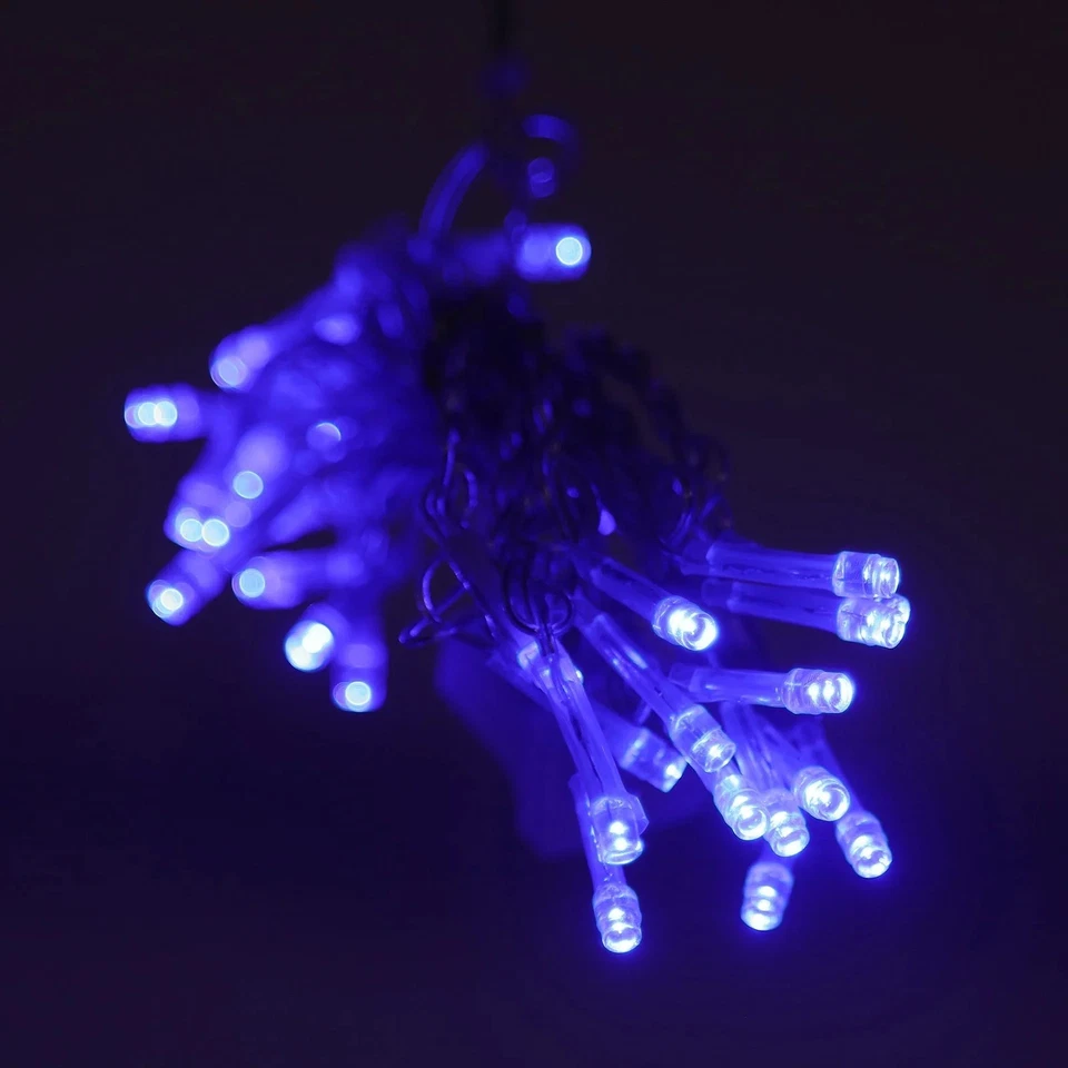 Cadena de luces LED azules para cortinas de 10 pies x 20 pies para fiestas bodas eventos decoraciones Foto 4 de 4