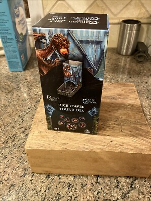 Campaign Dice Tower with Dice Spin Master Games RPG Accessory - Brand New