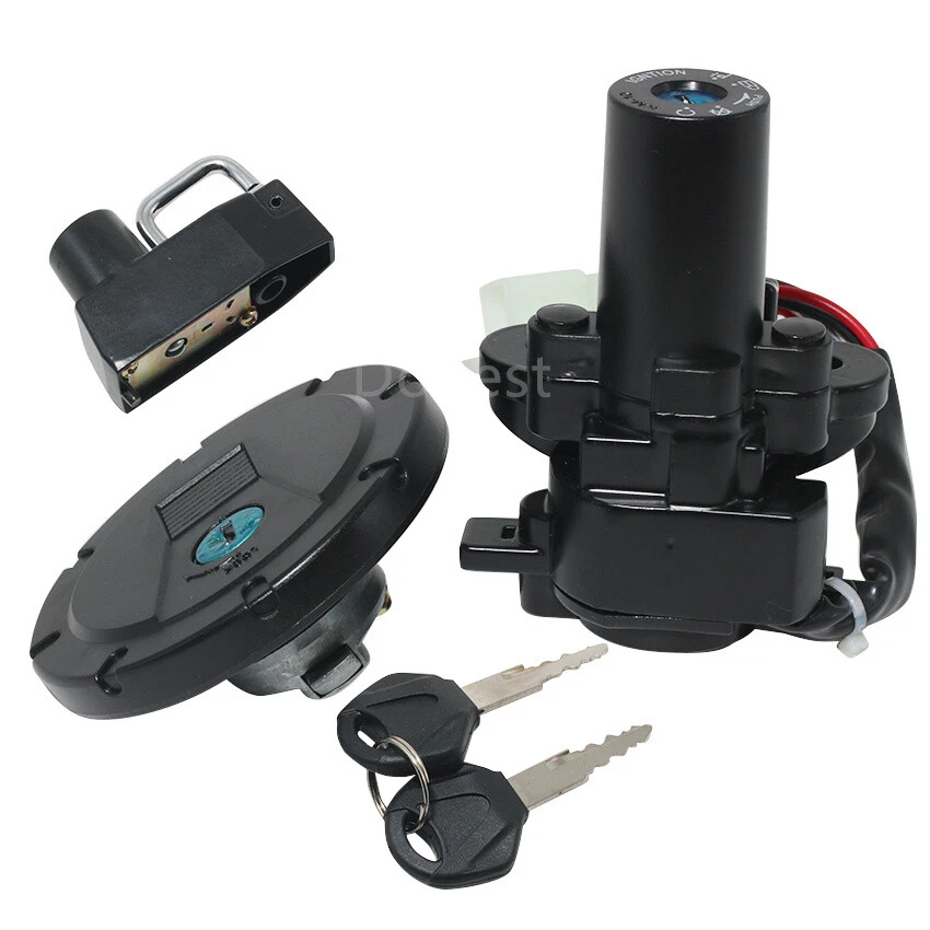 Ignition Key Switch Fuel Cap Key Lock for Kawasaki KLX250SF 09-10 KLX250S 09-14 — 第 3/4 张图片