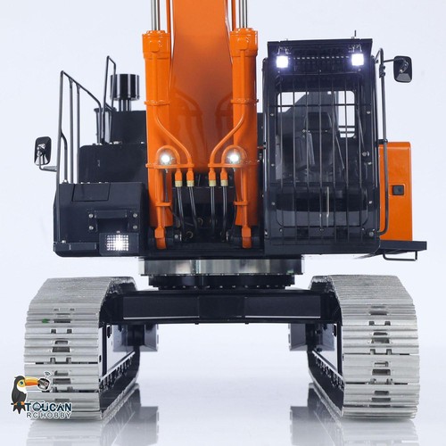 90% Metal LESU 1/14 RC Hydraulic Excavator Aoue ZX490 Heavy Digger 6CH Valve - Picture 15 of 21