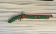 Vintage Parris 1685 Flintlock Style Cap Gun. Made In Savannah, TN. Green Orange