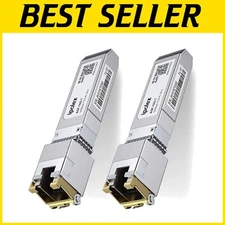 10G SFP+ Copper Module - Supports 30m, Low Power, Tested Performance (2-Pack)