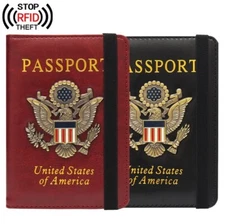 RFID Blocking Passport Holder Travel Wallet Bag Security Neck Pouch Anti-Theft