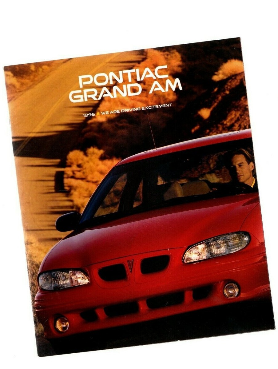 Grand　Am　カタログ 1996 Pontiac GRAND AM Brochure / Catalog with Color Chart: SE, GT
