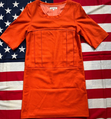 chloe orange dress Chlo - Loving Orange Sleeveless Knit Dress