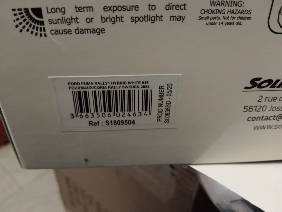 Solido Ford Puma Rally1 Hybrid #16 Formaux 3rd Rally Sweden 2024 1/18 S1809504 - Immagine 3 di 3