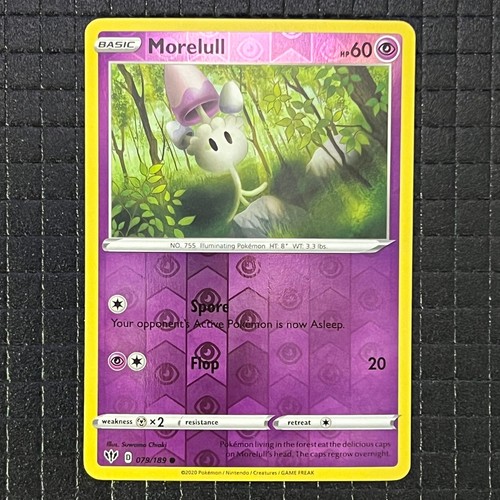 Morelull 79/189 Darkness Ablaze Pokemon Reverse Holo Common Card eBay