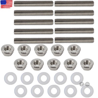 Intake Manifold Extended Stud Studs Bolt Kit B D b18 GSR SI For Honda Acura