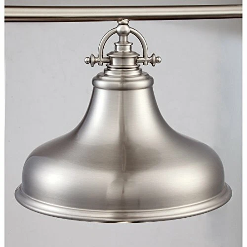 Quoizel ER353BN 3-Light Emery Island Chandelier in Brushed Nickel - Picture 6 of 7