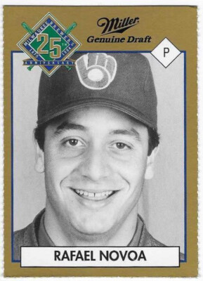 RAFAEL NOVOA 1994 MILWAUKEE BREWERS MILLER BREWING **FREE SHIPPING**