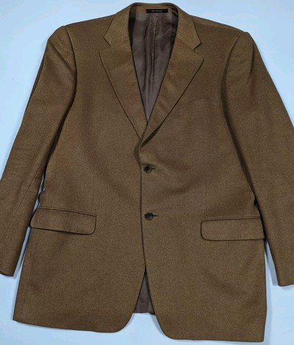 Ermenegildo Zegna Soft Silk Wool Cashmere Tan Sport Coat Jacket 46R