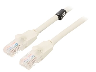IBEHF Patch cord UTP 6 CCA PVC grau 1m RJ45-Steckerbeiderseitig VENTION