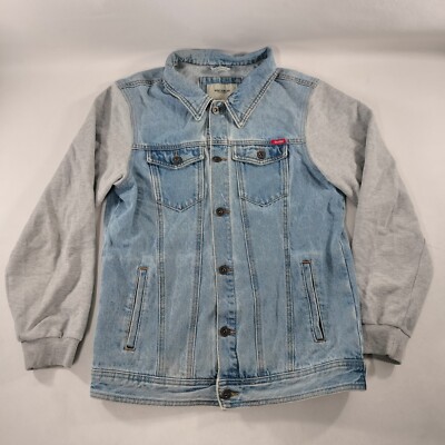 Pull and Bear Blue Denim Jacket Unisex Mens Size UK Medium