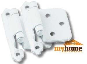 hinges flush cabinet contractor hardware pair pieces pack