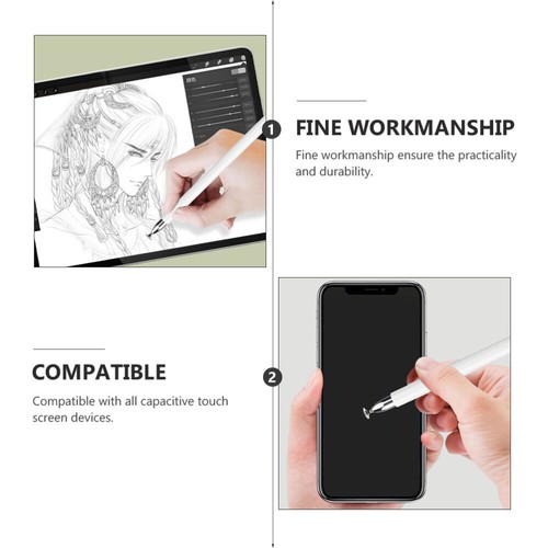 2- In- 1 Stylus Pen Double- Ended Drawing Stylus Touch Pen Tablet Stylus - Zdjęcie 3 z 12