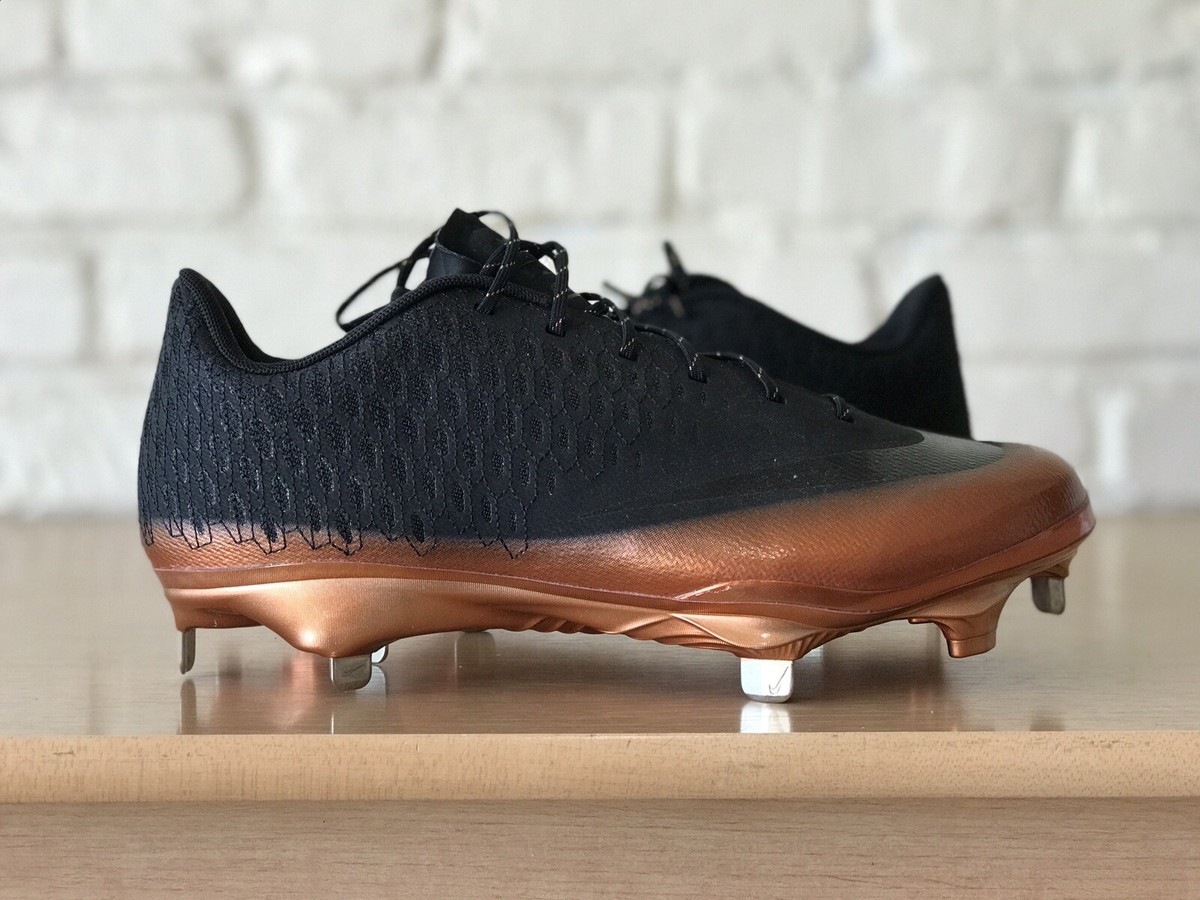 Nike Lunar Vapor Ultrafly Elite 2 Bronze Black Baseball Cleats