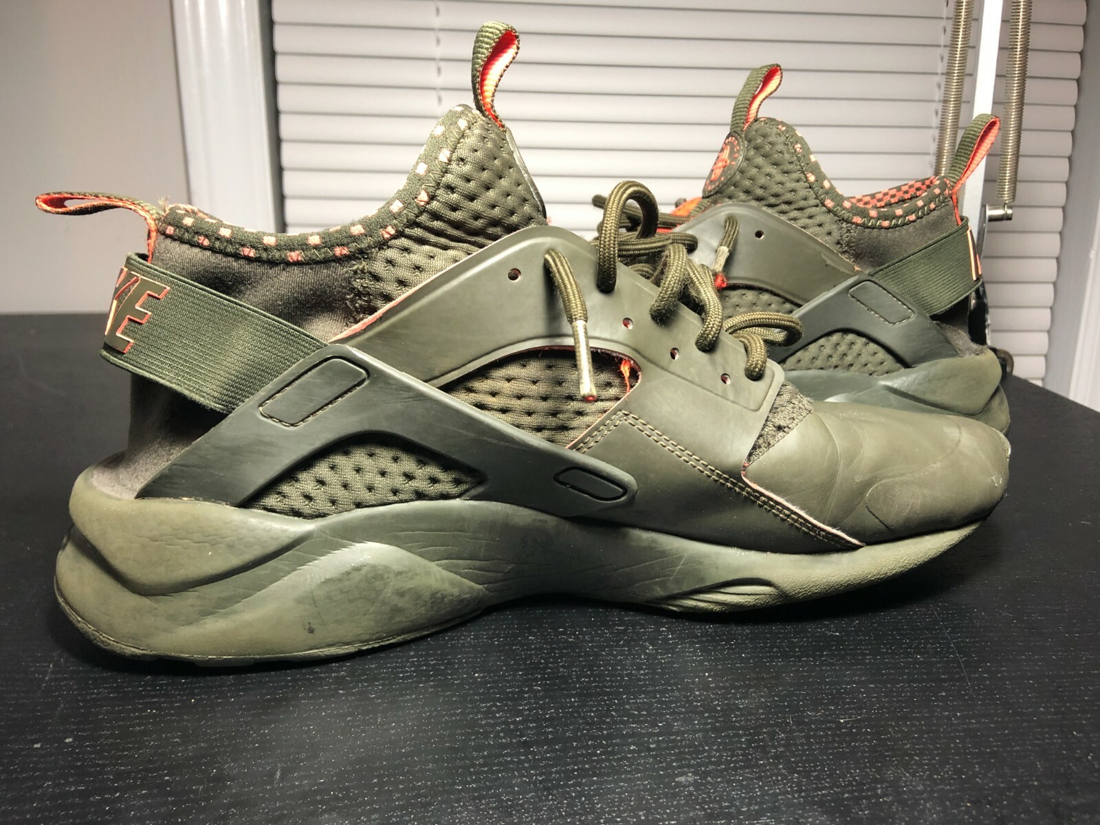 Nike Air Huarache Run Ultra Cargo Khaki Crimson Enjoy Free Shipping Abrahamphilipca Com