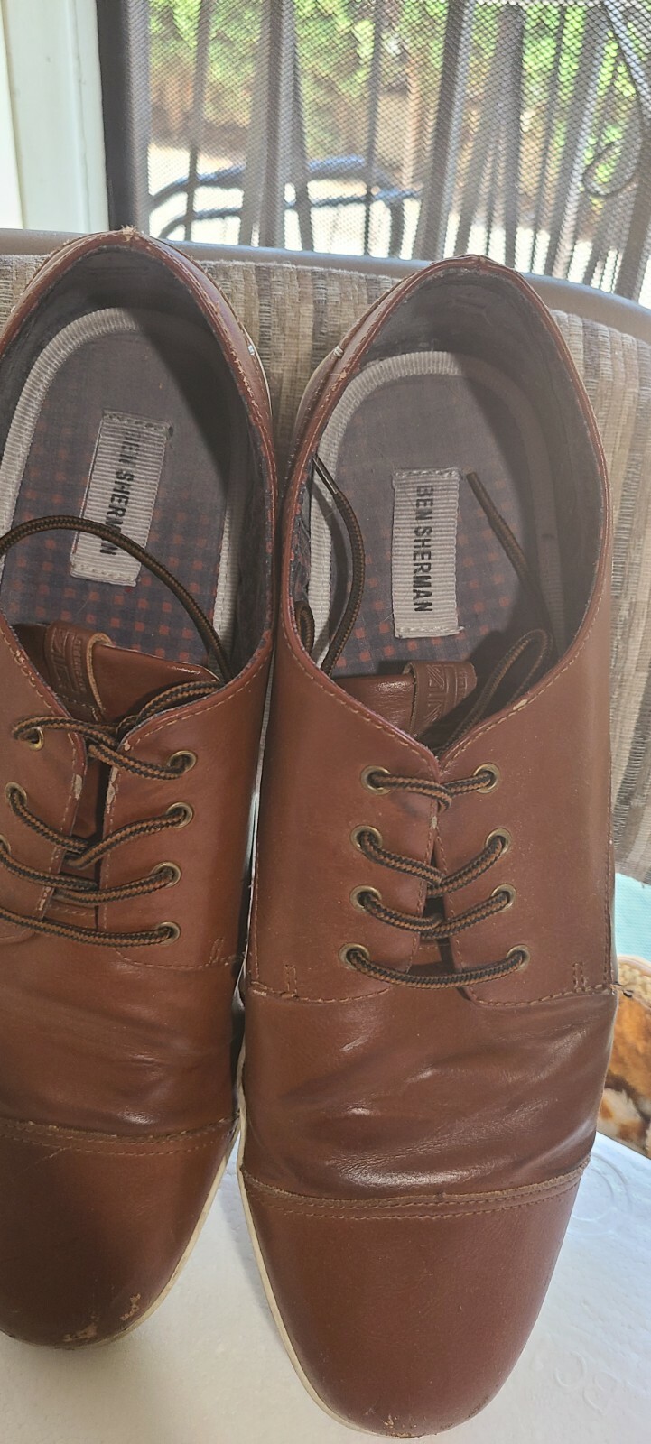 SAOLA Scarpe eleganti Ben Sherman Oxford marrone taglia 13