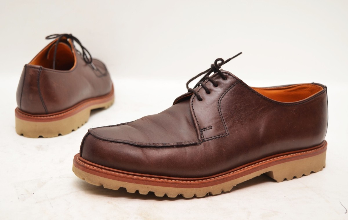 Ludwig Reiter Cap Toe Derby Lace Up Dress Shoe Men\'s Size 8 Derby Lace by Ludwig Reiter in Dark Brown - in the windsor  main image 2