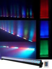 Rockville ROCKSTRIP 252 LED 5 Channel DMX RGB Color Strip DJ Wash Up Light Bar