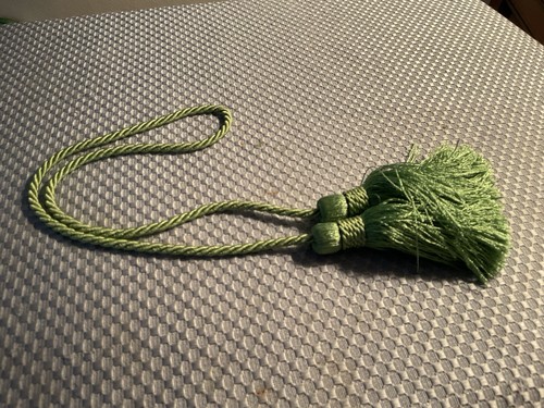 Vintage Tassels Annie’s Collection Set Of 1 Light Green…15” Tub 15 #30