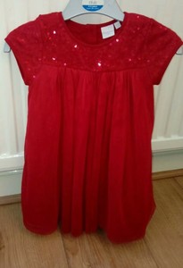 debenhams red sparkly dress