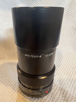 Leica Leitz APO-TELYT-R 180mm f/3.4 Camera Lens w/Caps 3 cam #(T)27303