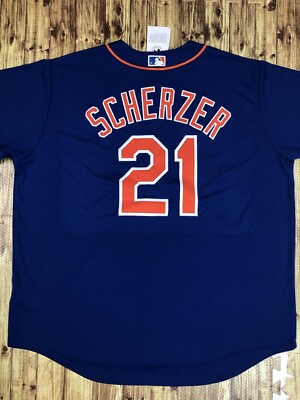 MLB Nike New York Mets Home Alternate Blue Baseball Jersey #21 MAX